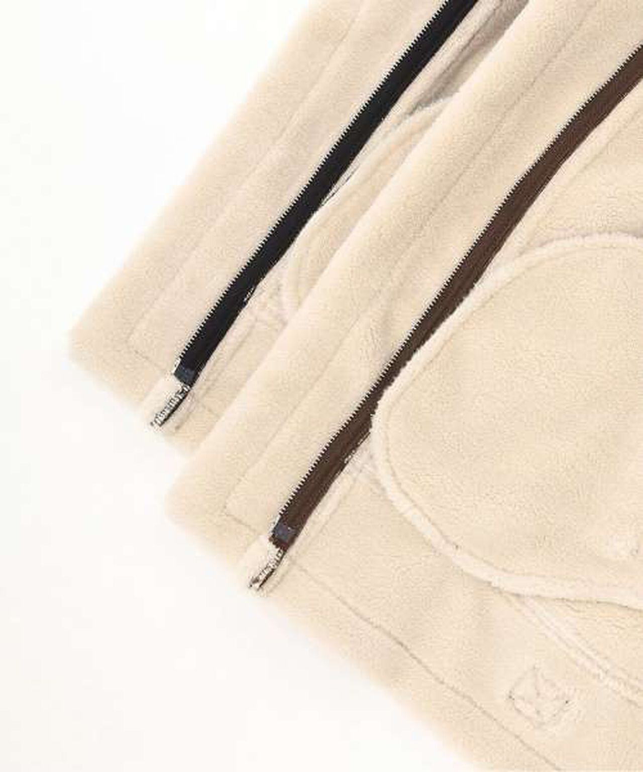 Mouton Jacket [Korean Fashion],Brown, large image number 9