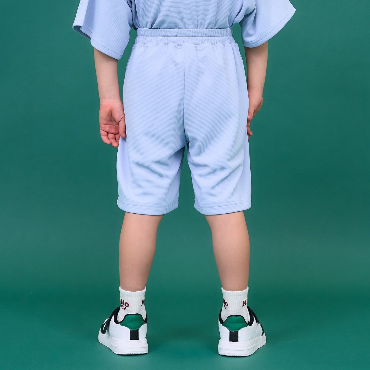 [Quick Dry UV] Mesh Half Pants [MNCM] Kids' Clothing for Boys & Girls,Blue gray, large image number 12
