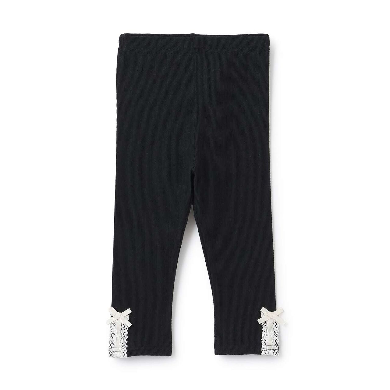 Lace-Up Leggings,Black, large image number 0