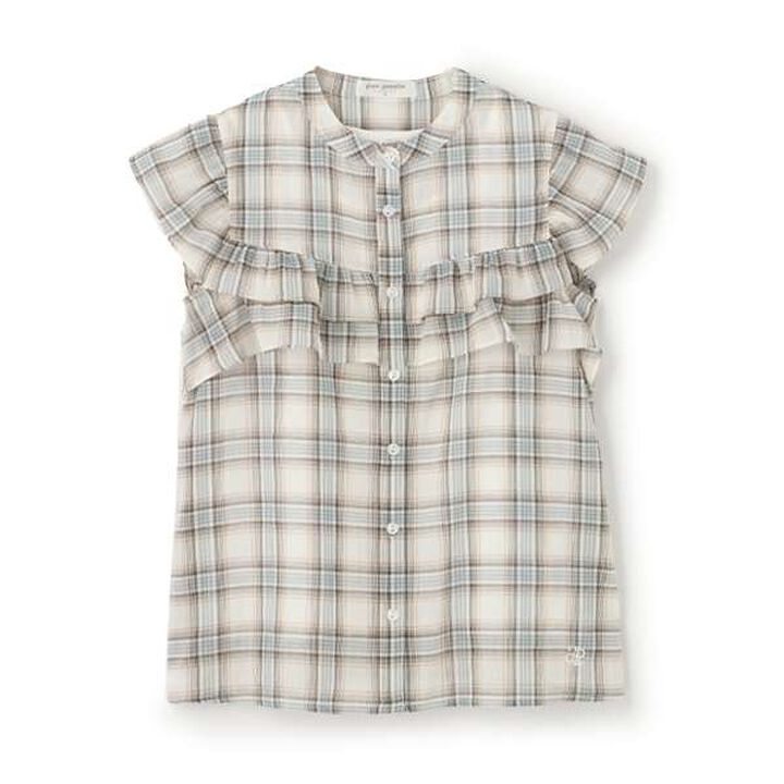 Frill Blouse,White, medium image number 12