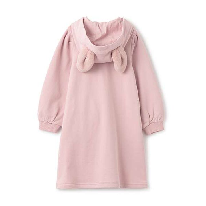 Bunny Pouch One-Piece Dress,Pink, medium image number 1