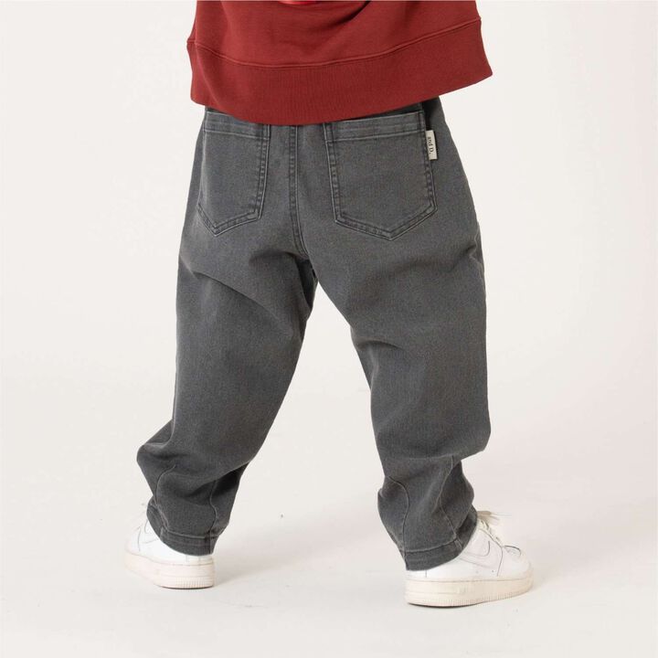 Denim Tuck Balloon Pants,Blue, medium image number 1
