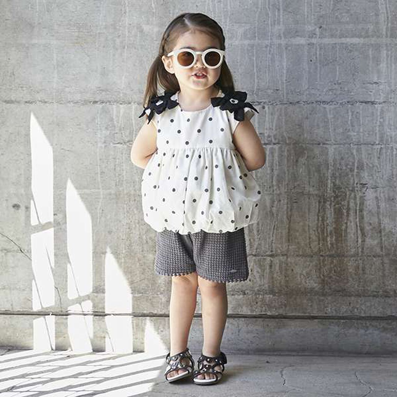 Poko Poko Cut Shorts,Ivory, large image number 17