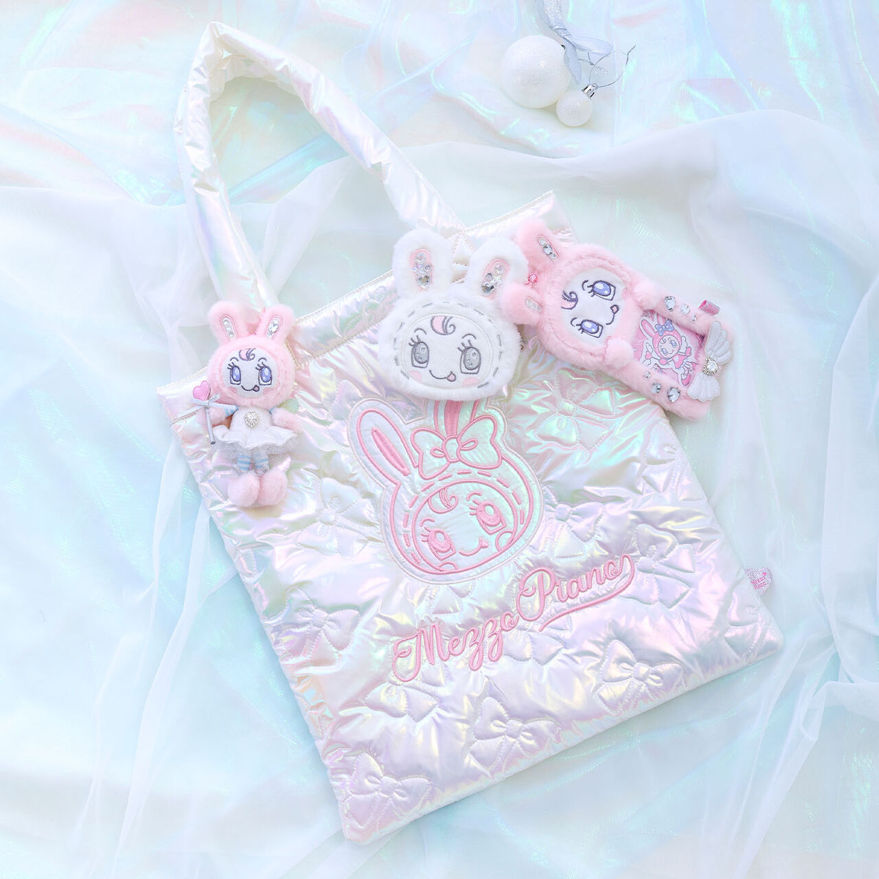 Angel Bellie Sparkling Plush Charm,Pink, large image number 8