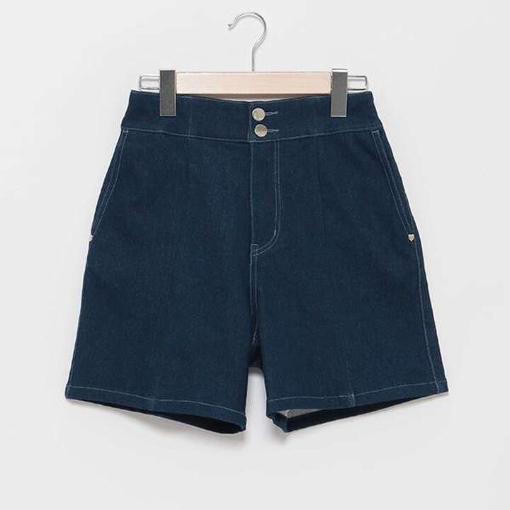 Warm Fleece-Lined Shorts,Navy, medium image number 0