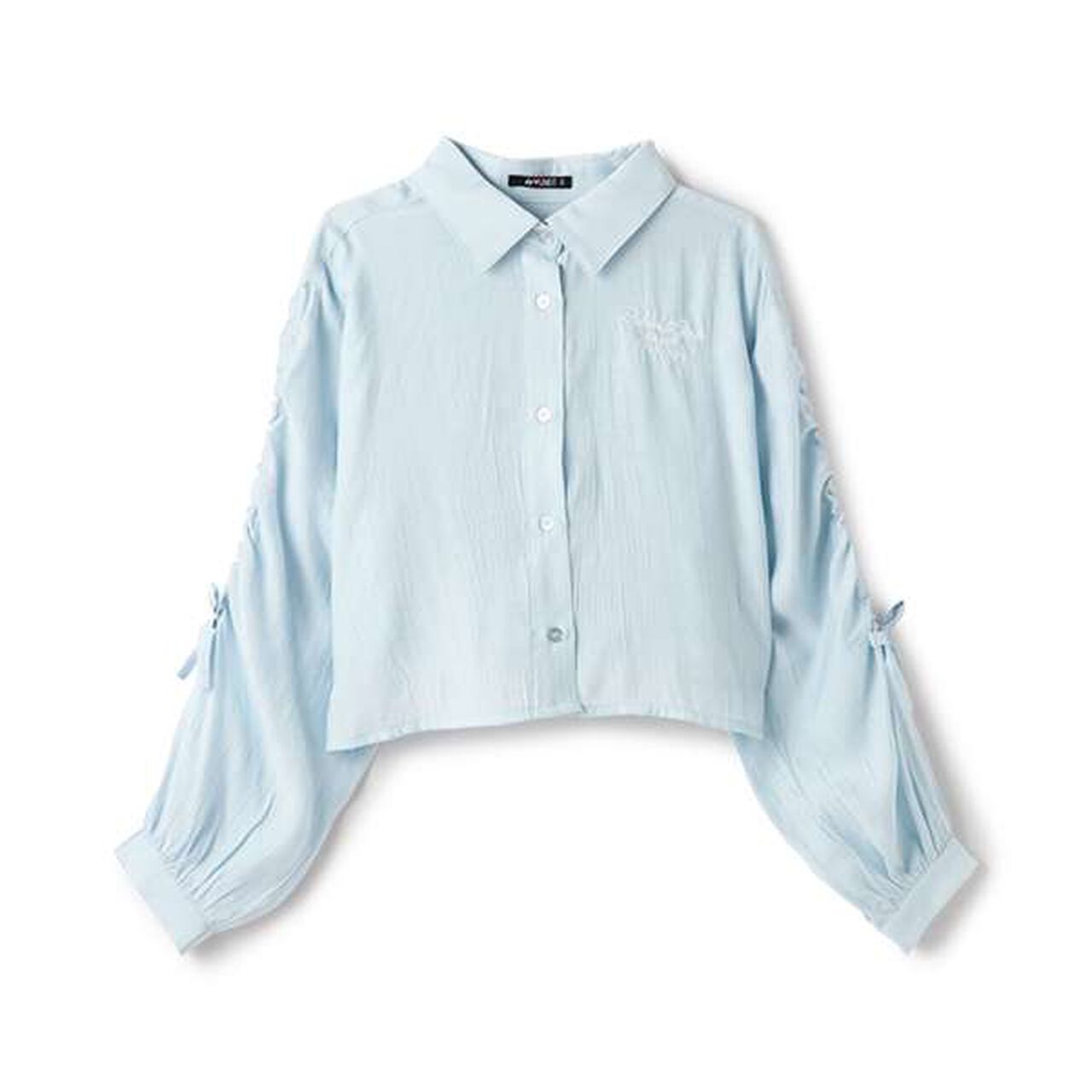 Drawstring Shirt,Off white, large image number 9