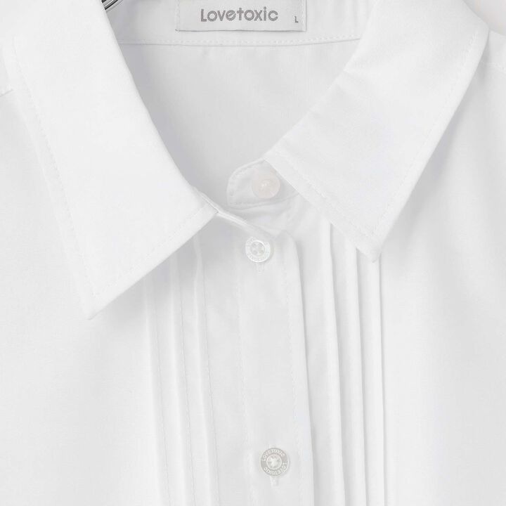 [Graduation Attire・Ceremony] [Easy Care] Tuck Blouse,Off white, medium image number 3