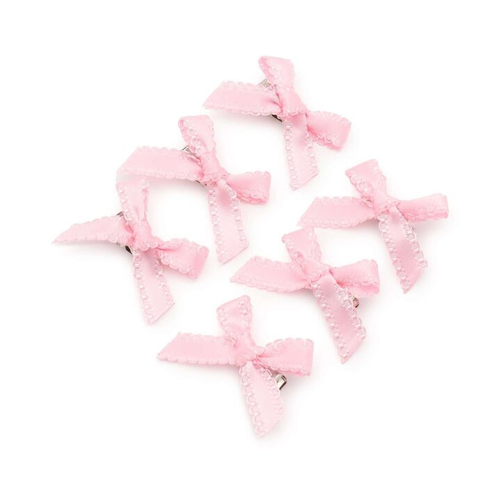 Mini Hair Clips (Set of 6),Cream, medium image number 2