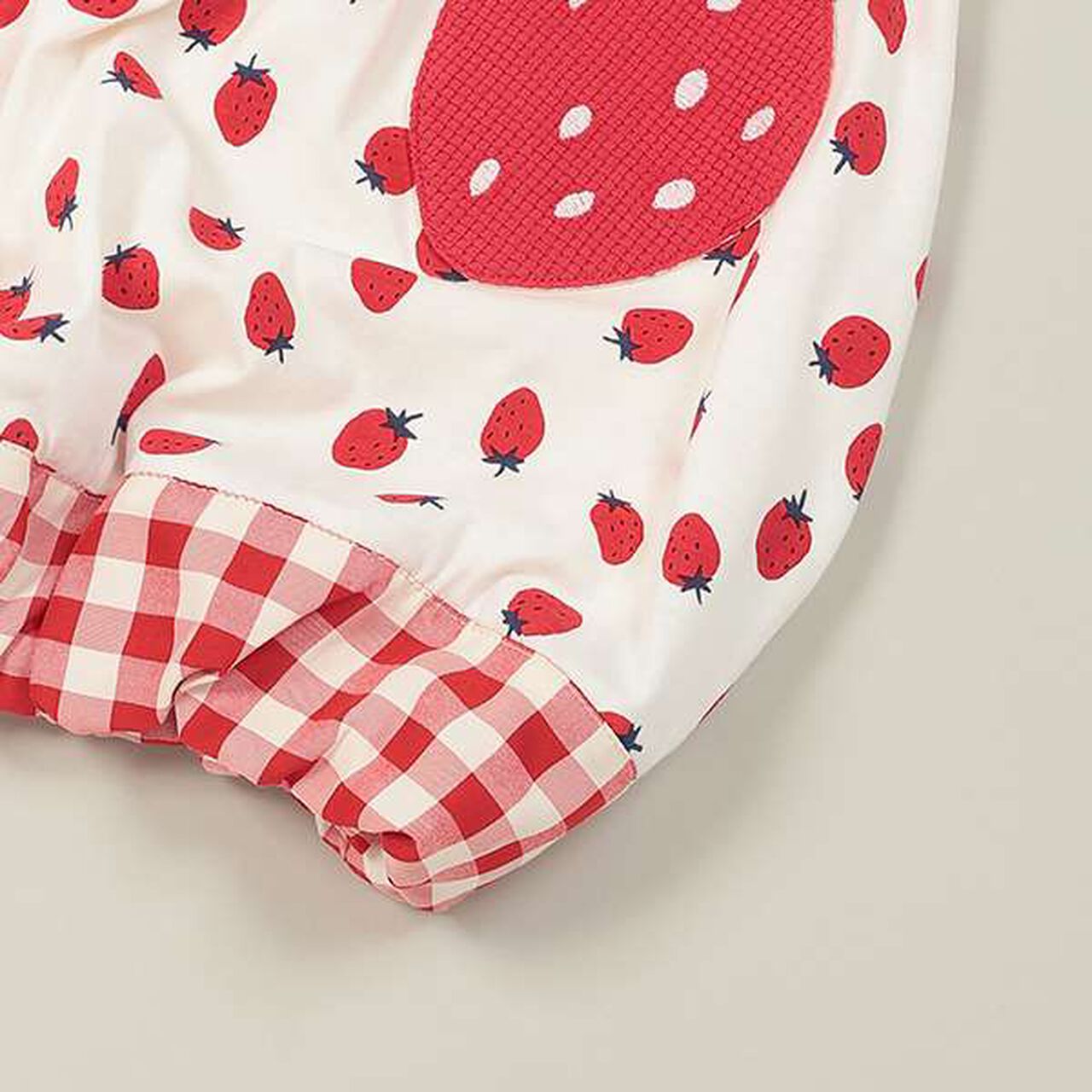 Strawberry One-Piece Dress,Pink, large image number 6