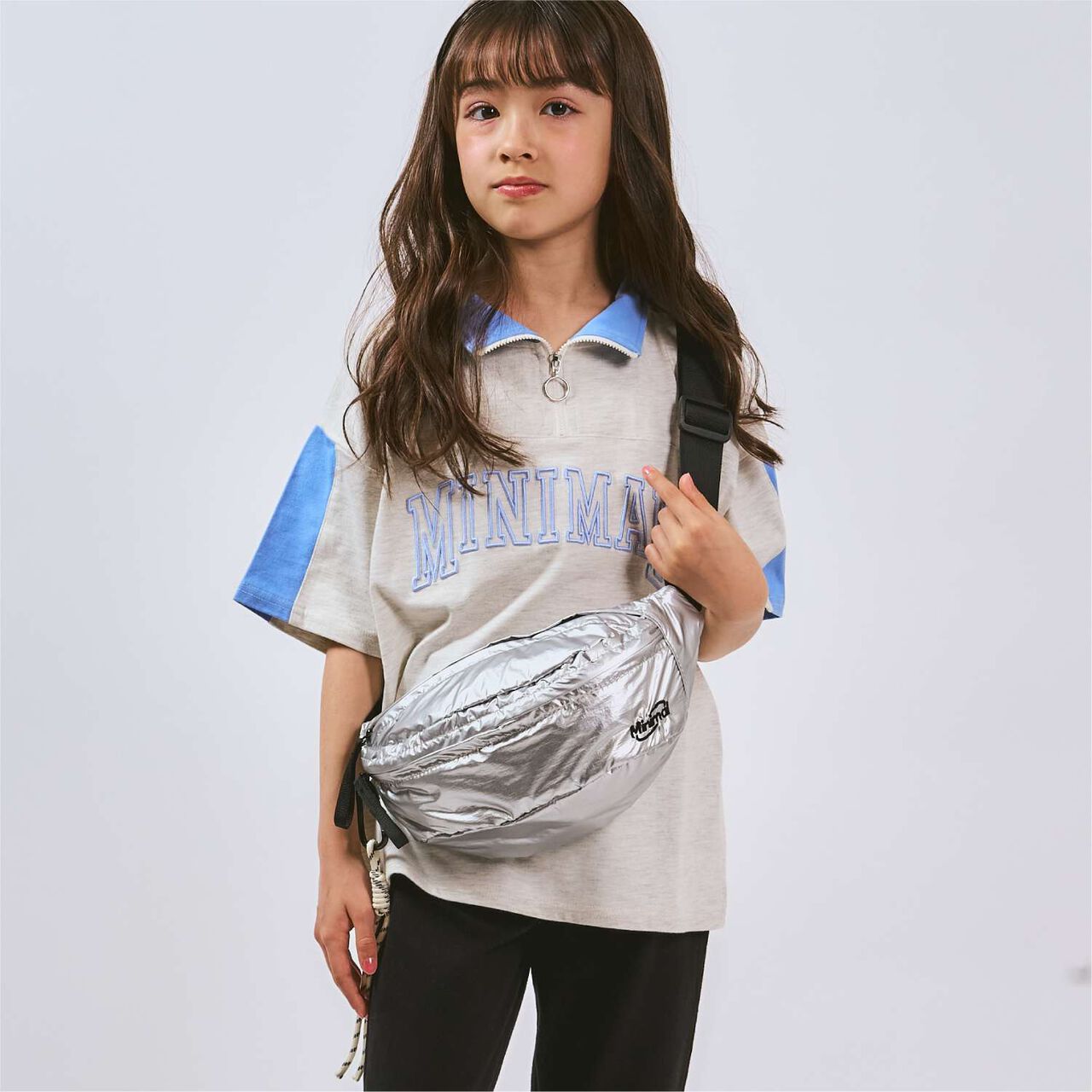 Waist Bag,Silver, large image number 0