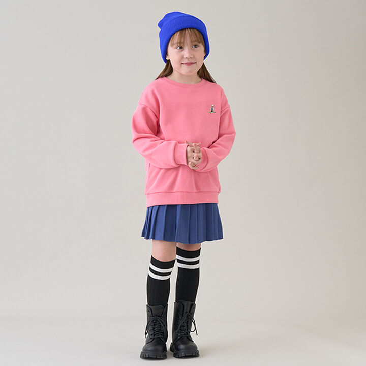 Fleece Pullover with Single-Point Embroidery,Black, medium image number 11