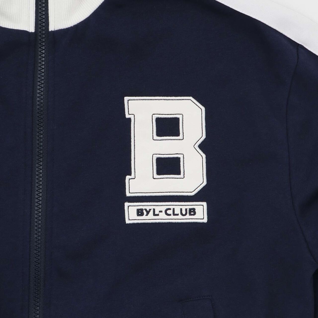 B Point Bomber Jacket,Ivory, large image number 3