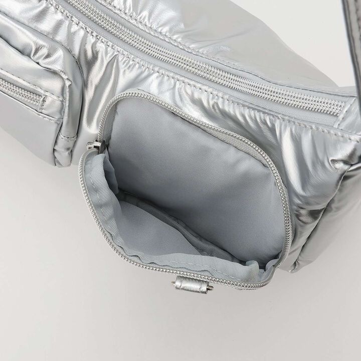 [LTXC] Front Pocket Buckle Shoulder Bag,Blue, medium image number 5