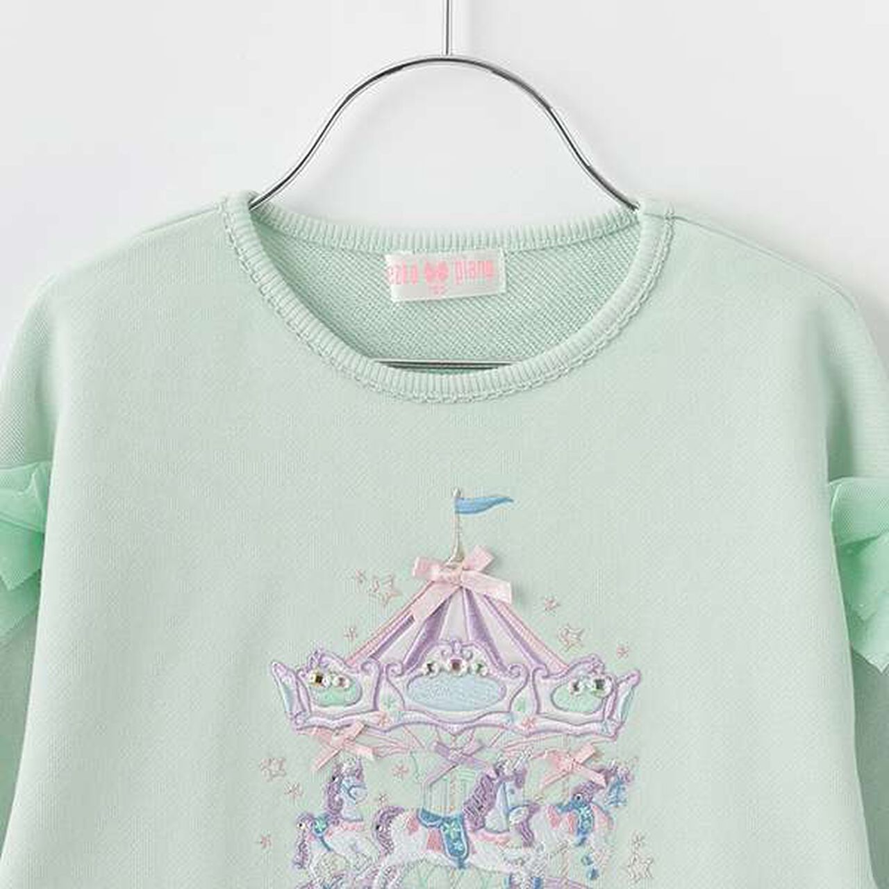 Merry-Go-Round Sweatshirt,Off white, large image number 2