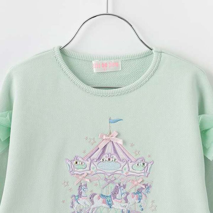 Merry-Go-Round Sweatshirt,Off white, medium image number 2