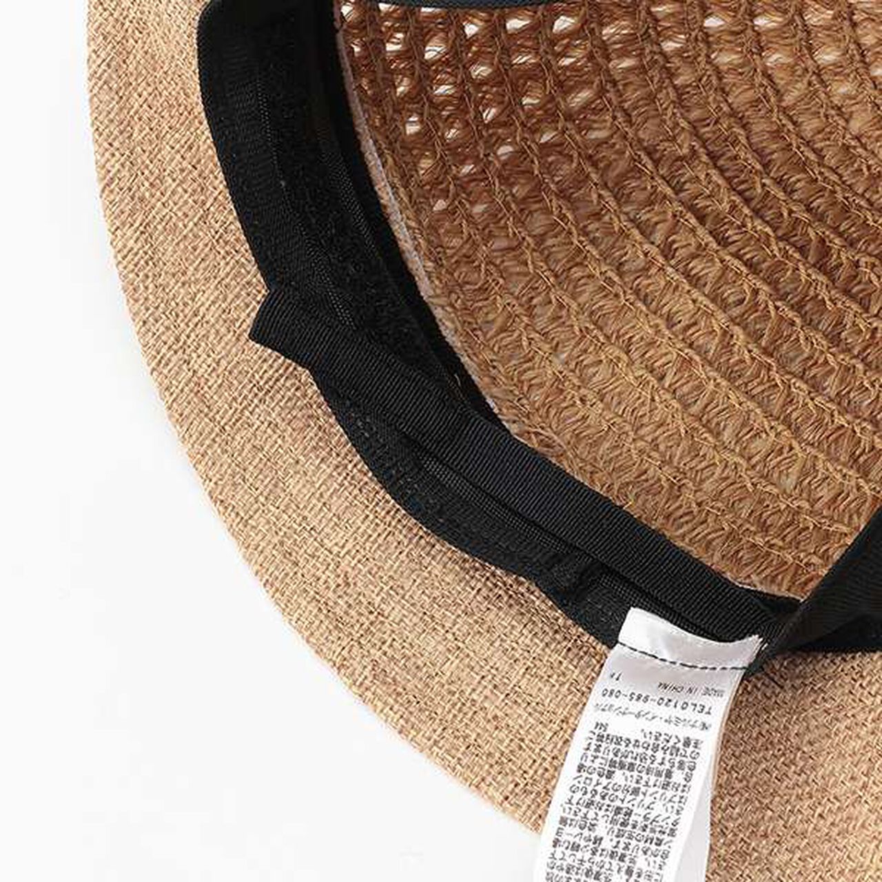 Mixed Material Hat,Ivory, large image number 6