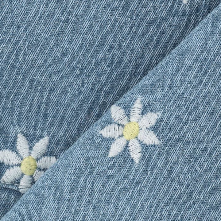 Flower Embroidery Jumper Skirt,Pearl white, medium image number 10