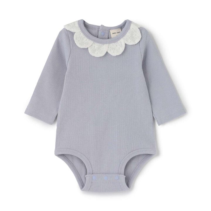 Scallop Collar Romper,, medium
