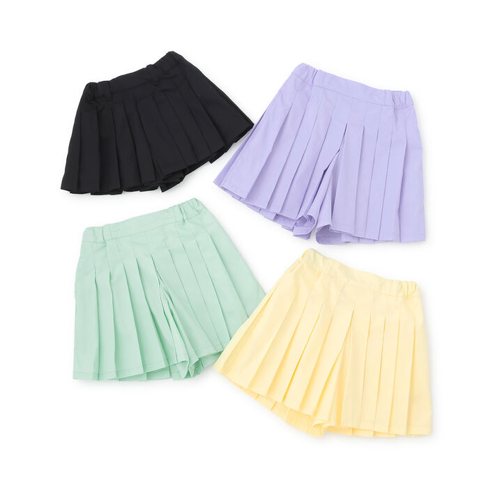 Pleated Skirt-Pants,Black, medium image number 15