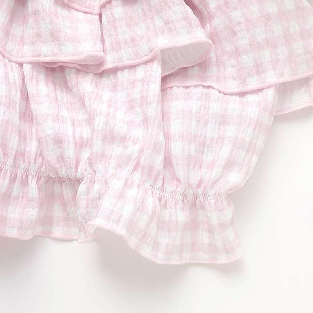 [SWIM] Off-Shoulder Frill Separate Swimsuit,Light pink, large image number 6