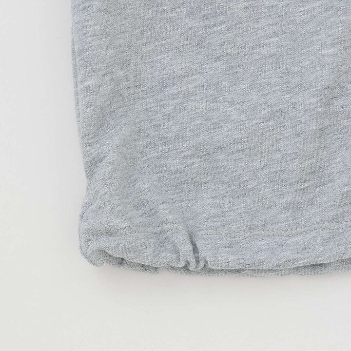 Half Zip Short Sleeve T-Shirt,Gray, medium image number 5
