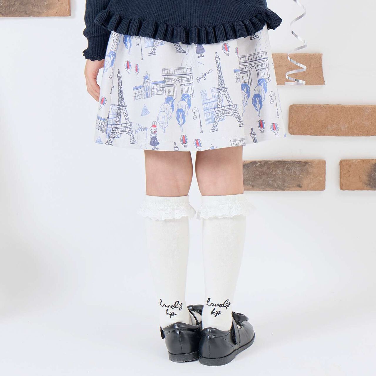 [Made in Japan] Paris Pattern Jacquard Skirt,Ivory, large image number 1