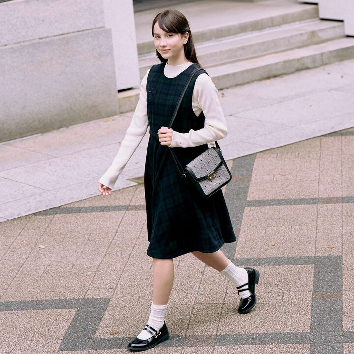 Double Strap Shoes,Black, medium image number 2