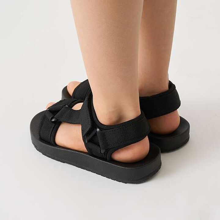 Tape Sandals,Black, medium image number 3