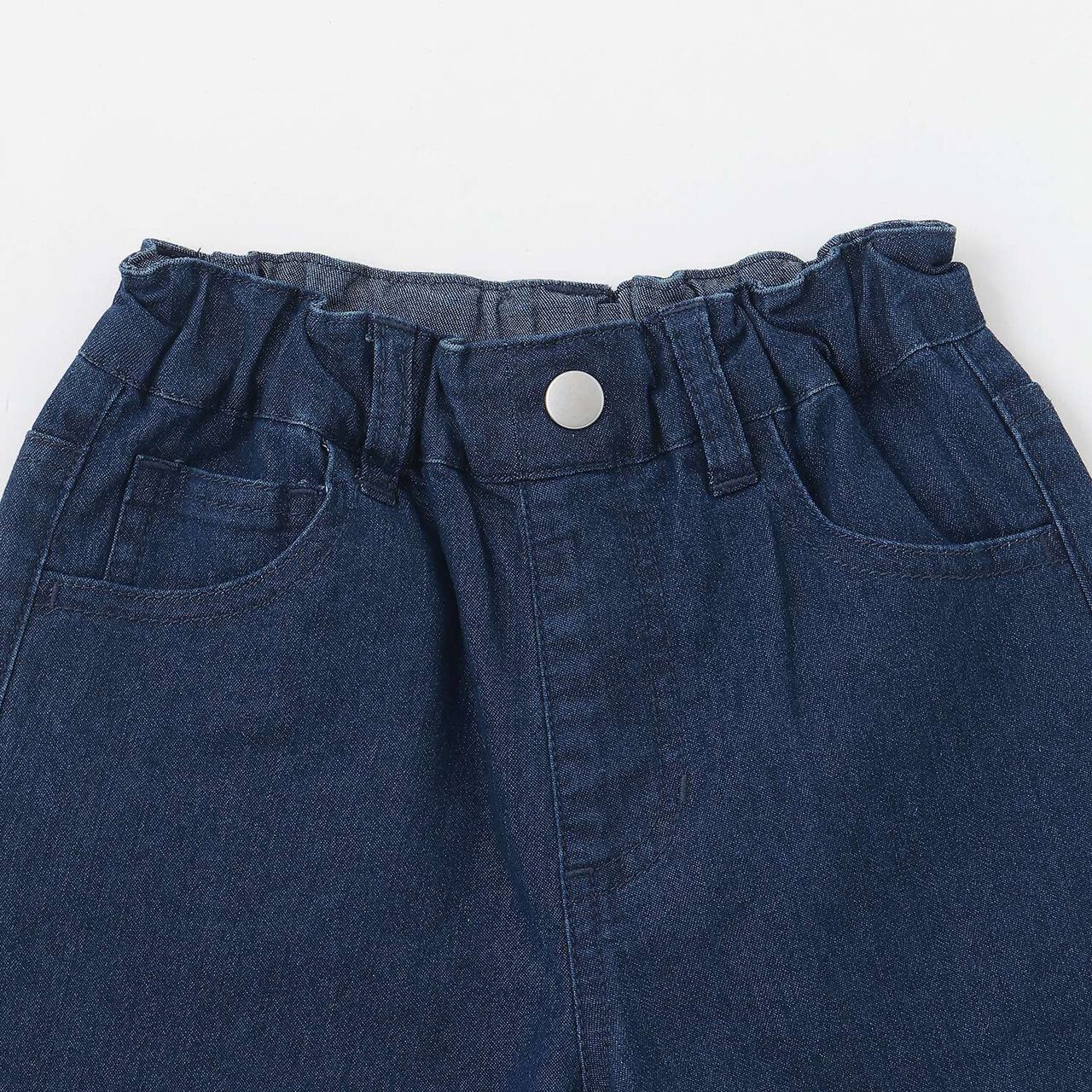 Half Wide Pants,Navy, large image number 6