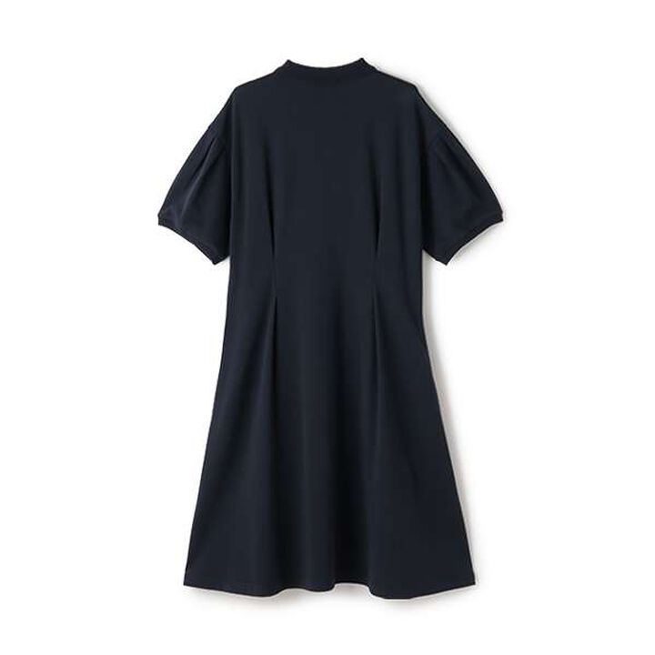 Cool Touch Polo Collar One-Piece Dress,Navy, medium image number 6