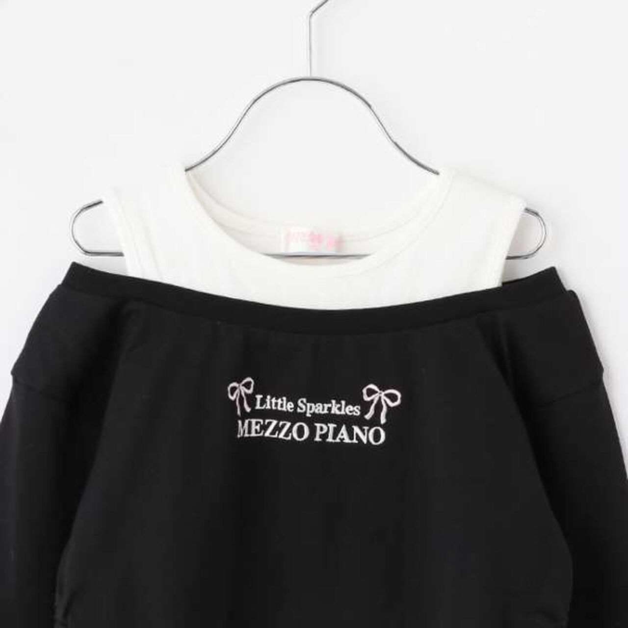 Layered Short-Length Long-Sleeve T-Shirt,Sax blue, large image number 2