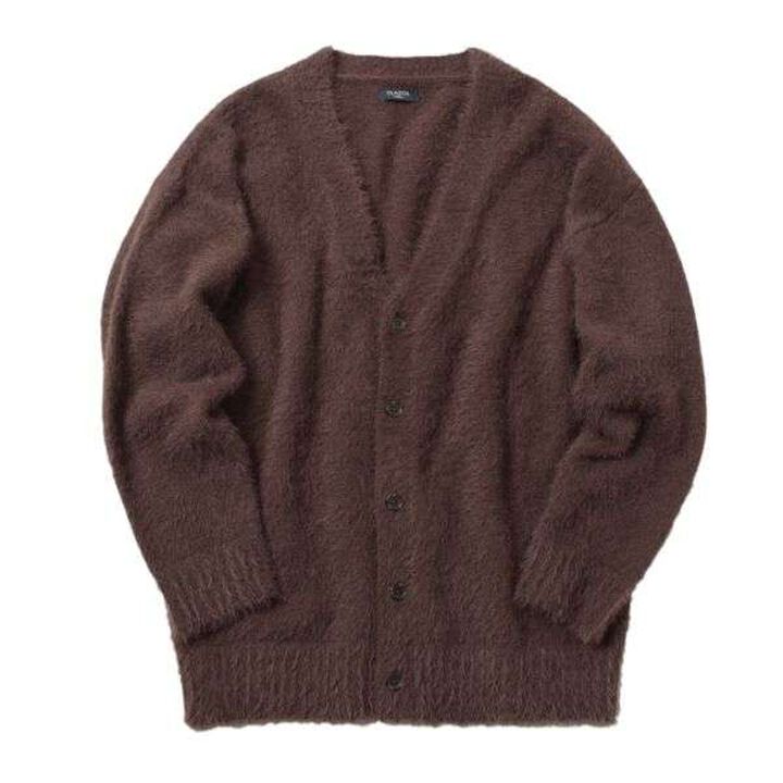 Shaggy Cardigan,Navy, medium image number 4