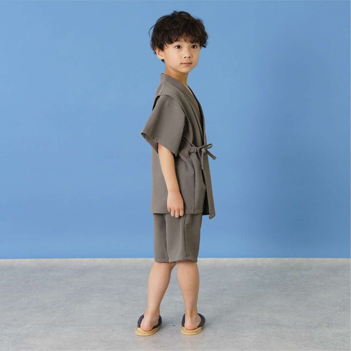 [Quick-Dry] Breathable Jinbei Set,Greige, medium image number 4