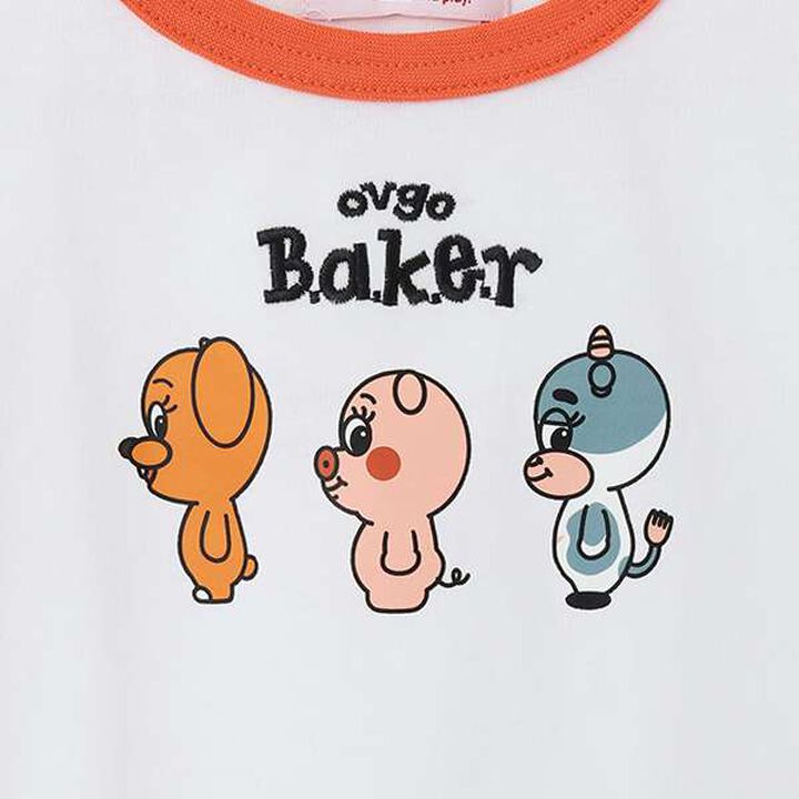 [ovgo B.a.k.e.r] Assorted Character T-Shirt,Lilac, medium image number 13