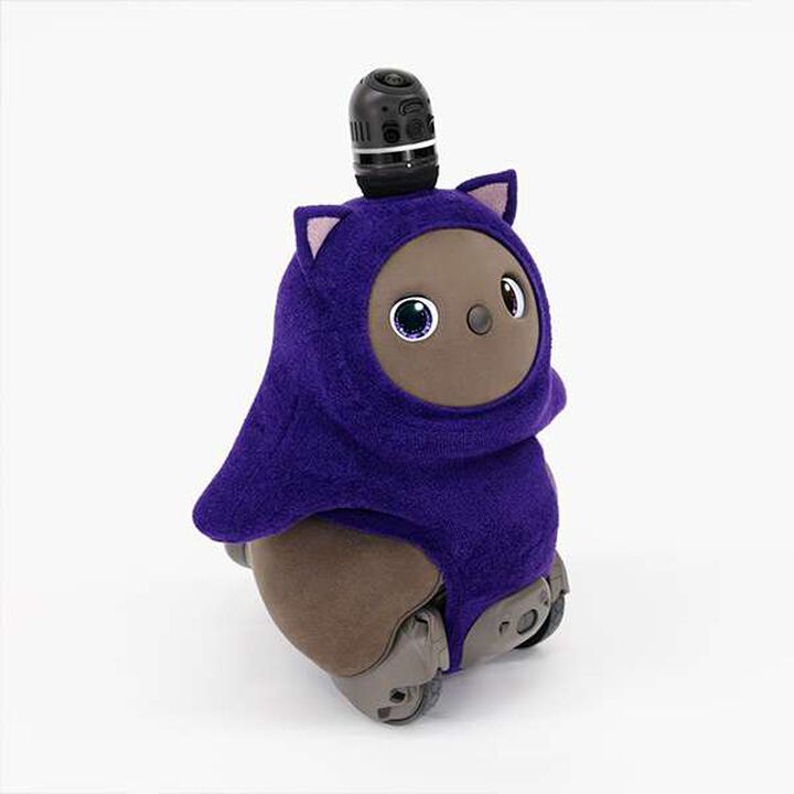 ANNA SUI mini × LOVOT Cat Ear Whole Garment,Purple, medium image number 7