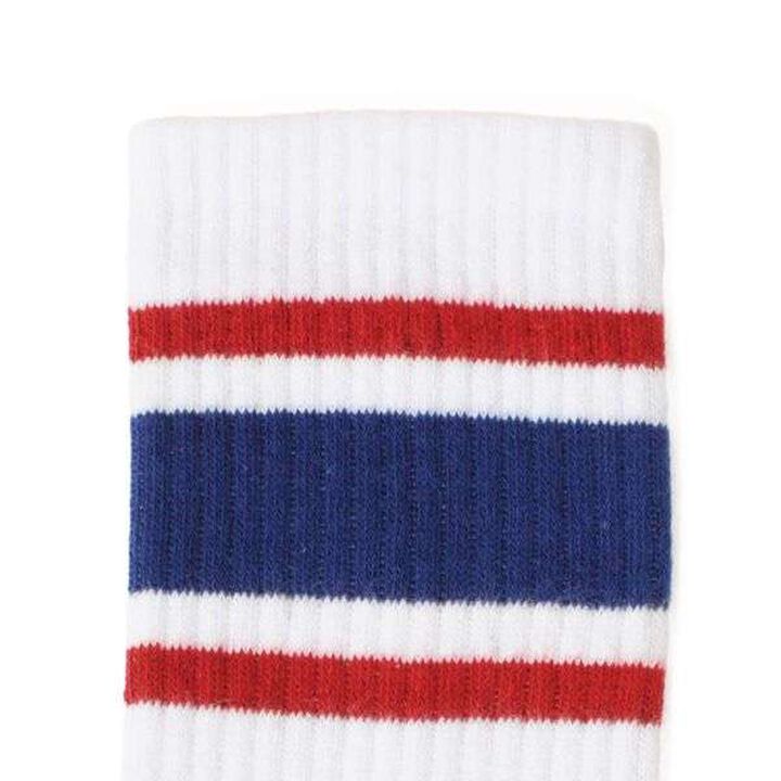 Crew Length Line Socks Set of 3 A,Multi color, medium image number 4