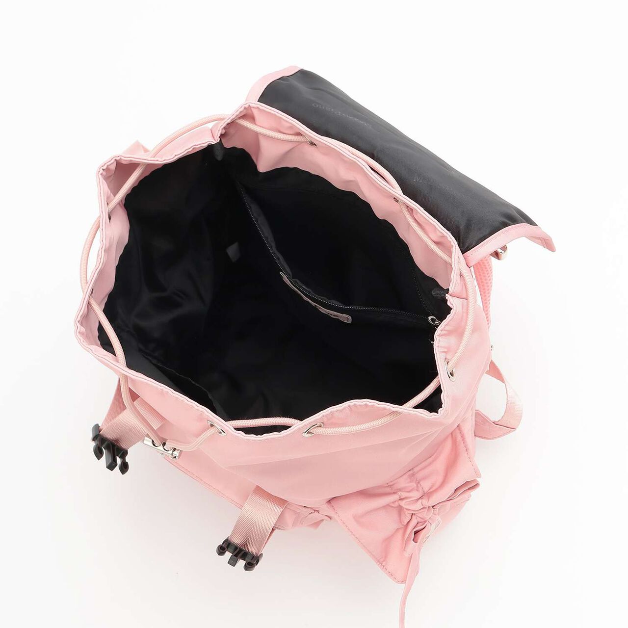 [Water-Repellent] Ribbon Backpack,Black, large image number 8