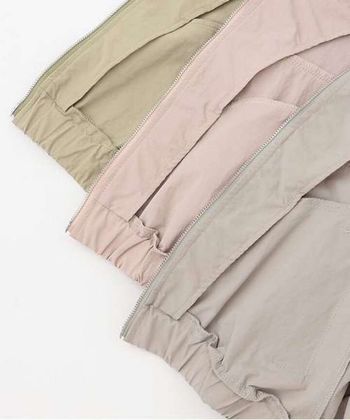 Nylon Zip Parka,Khaki, medium image number 4