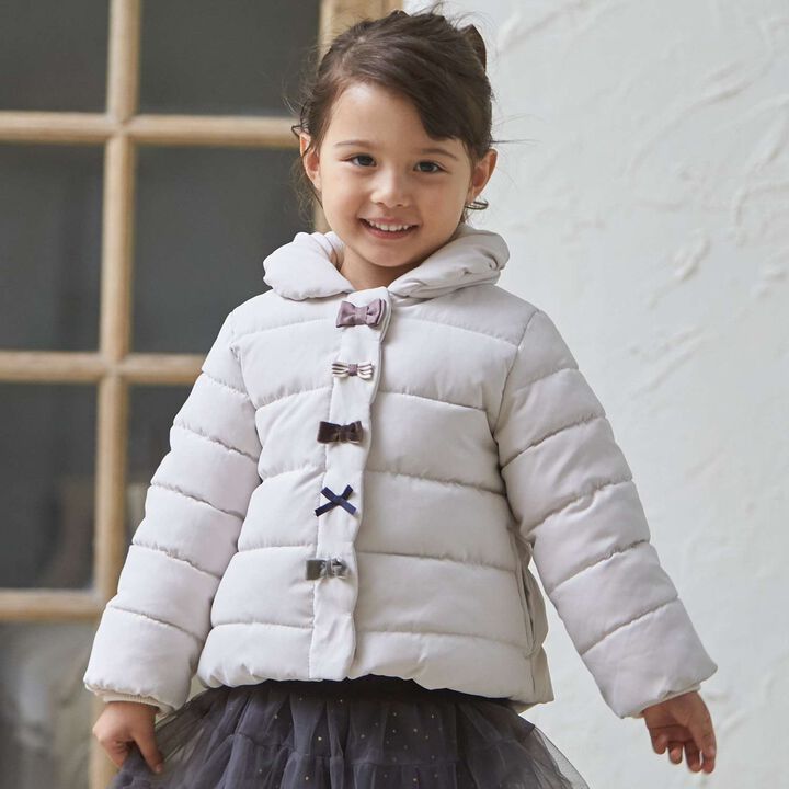 Padded Ribbon Jacket,, medium