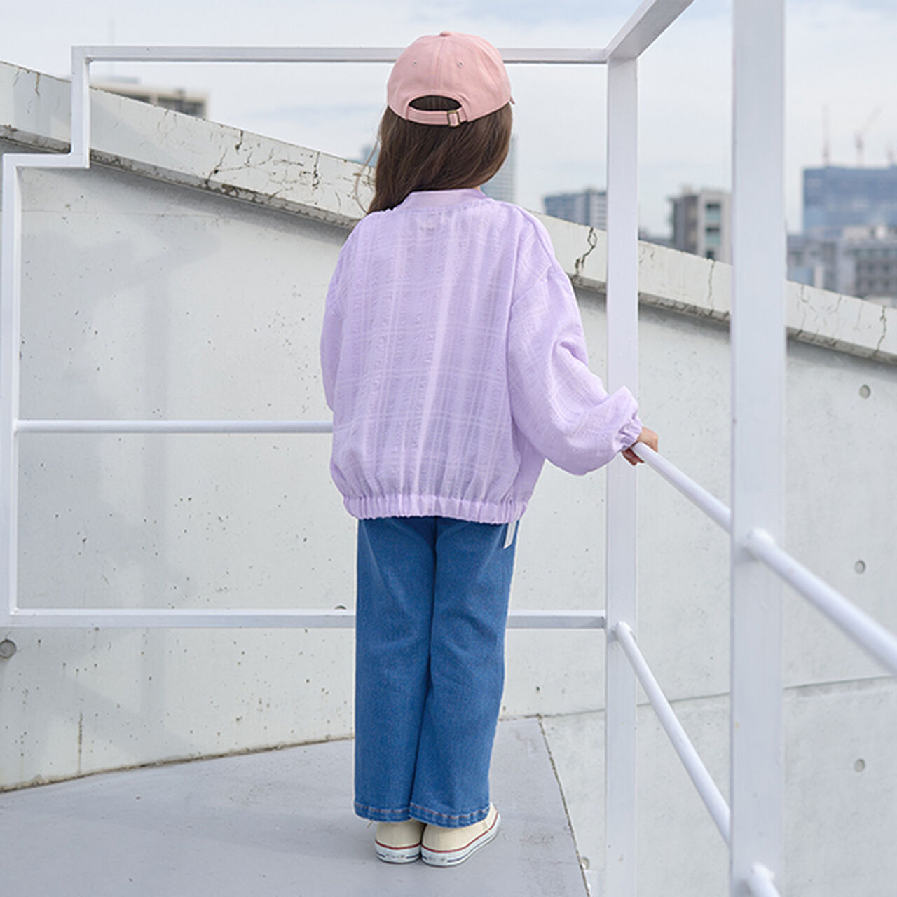 [Set Up Available] Sheer Oversized Silhouette Jacket,Lemon yellow, large image number 8