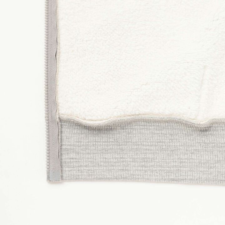 Lined Boa Zip Parka,Top gray, medium image number 11