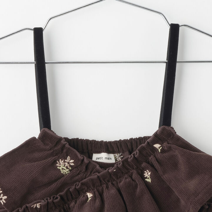 Link Embroidered Tunic with Inner Wear Set,Brown, medium image number 3