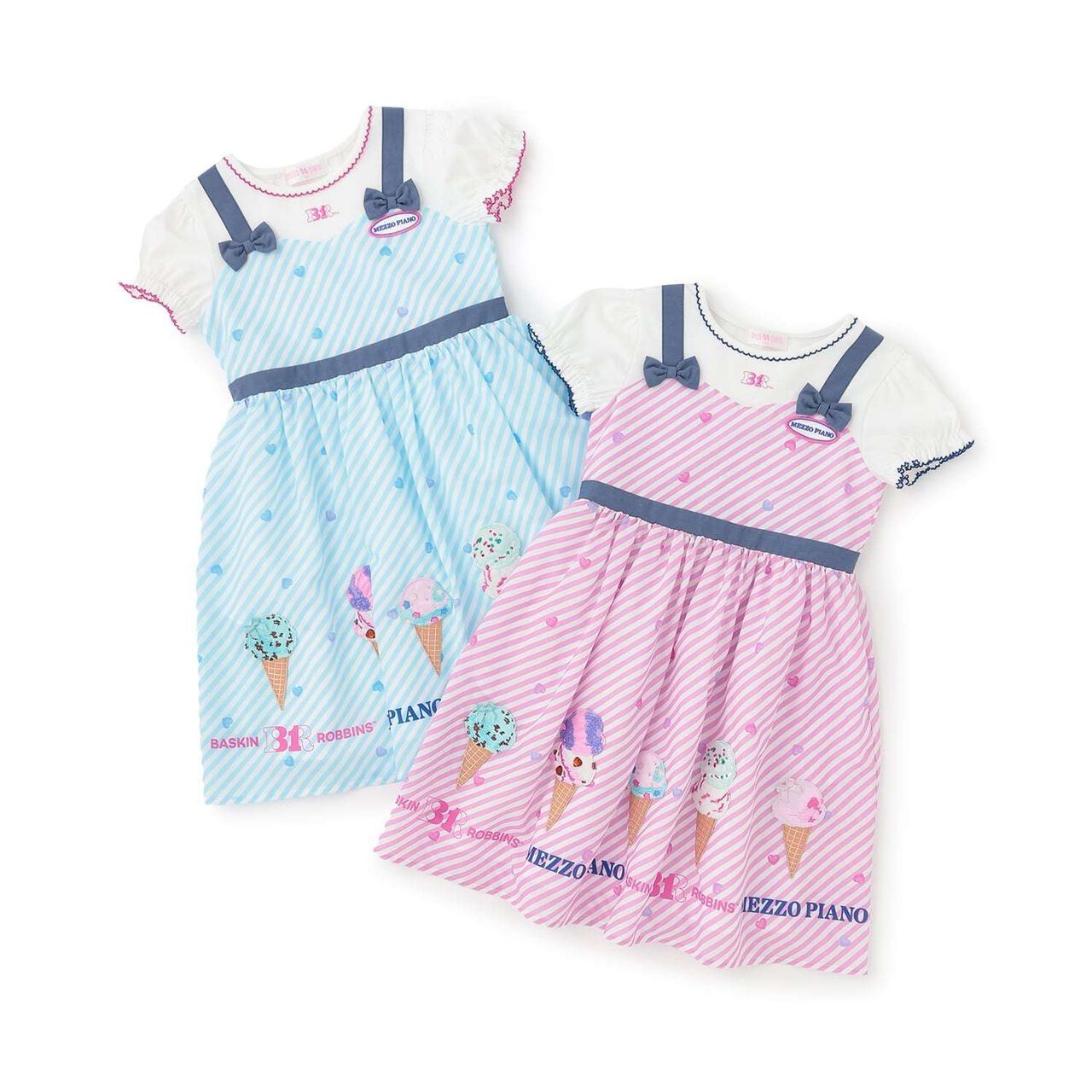 [31 Ice Cream] Docking One-Piece Dress,Red, large image number 17