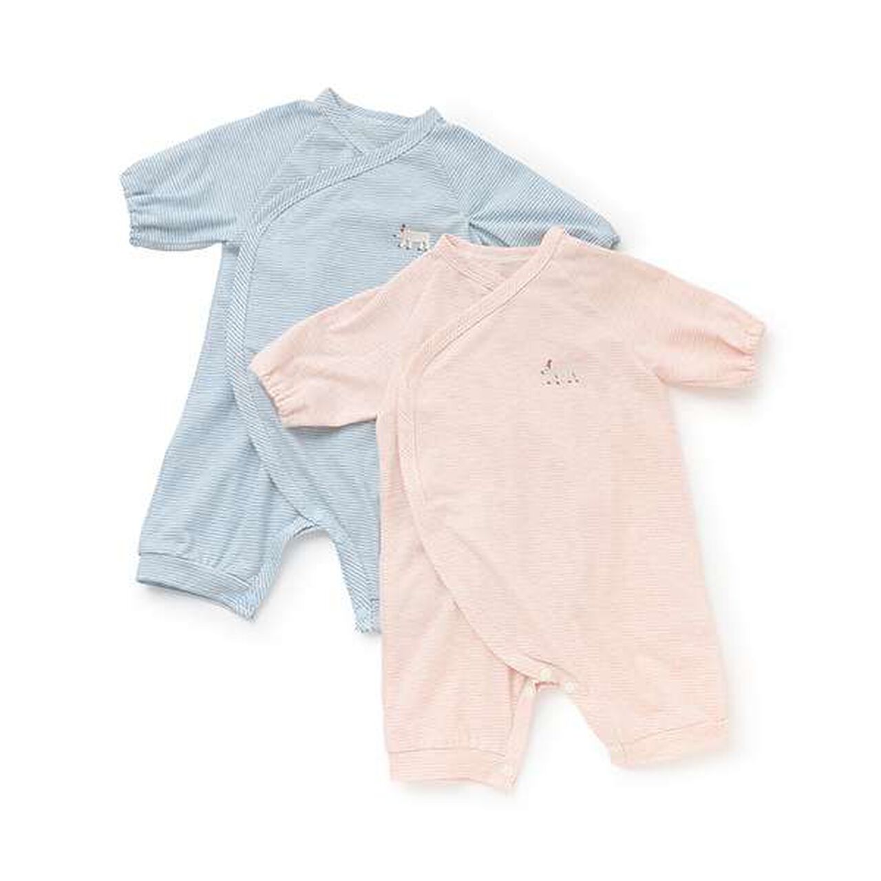 Polar Bear Stripe Newborn Wear,Blue, large image number 9