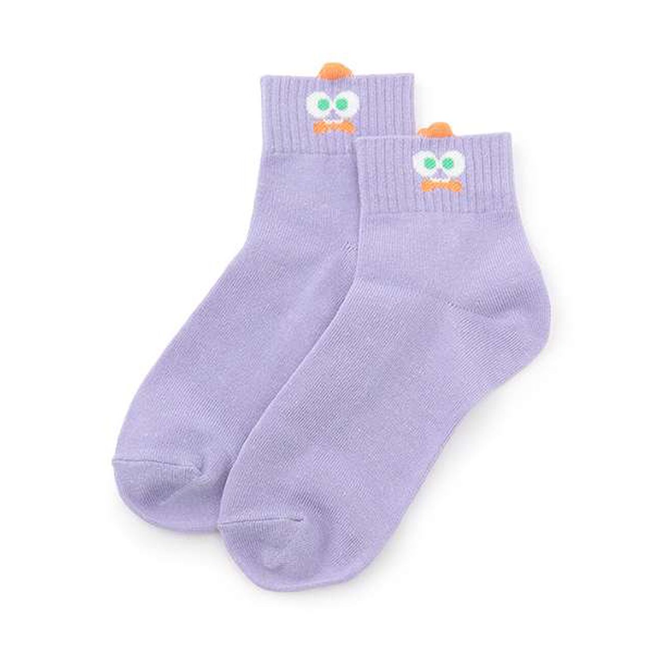 Monster Crew Length Socks,Lavender, large image number 0