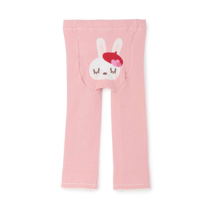[Made in Japan] Mimi-chan Rolled-Hem Leggings,Pink, medium image number 1