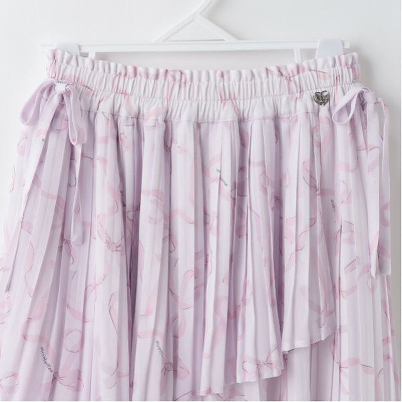 Random Pleated Skirt,Black, large image number 7