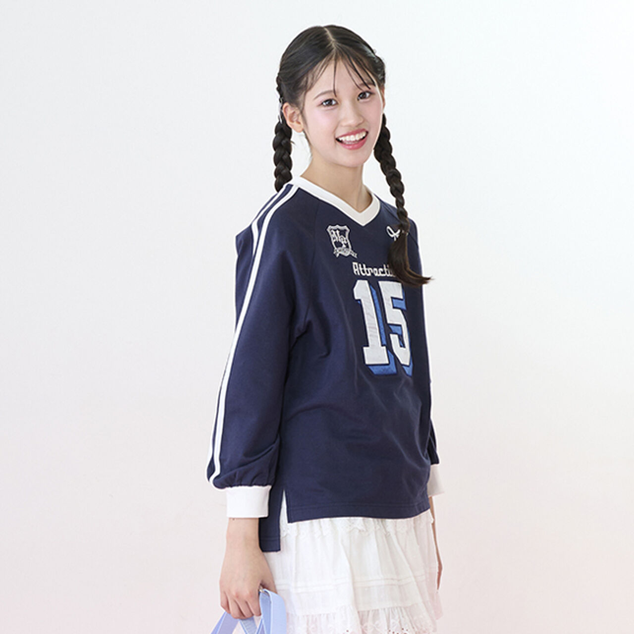 Numbered Long-Sleeve T-Shirt,Navy, large image number 22