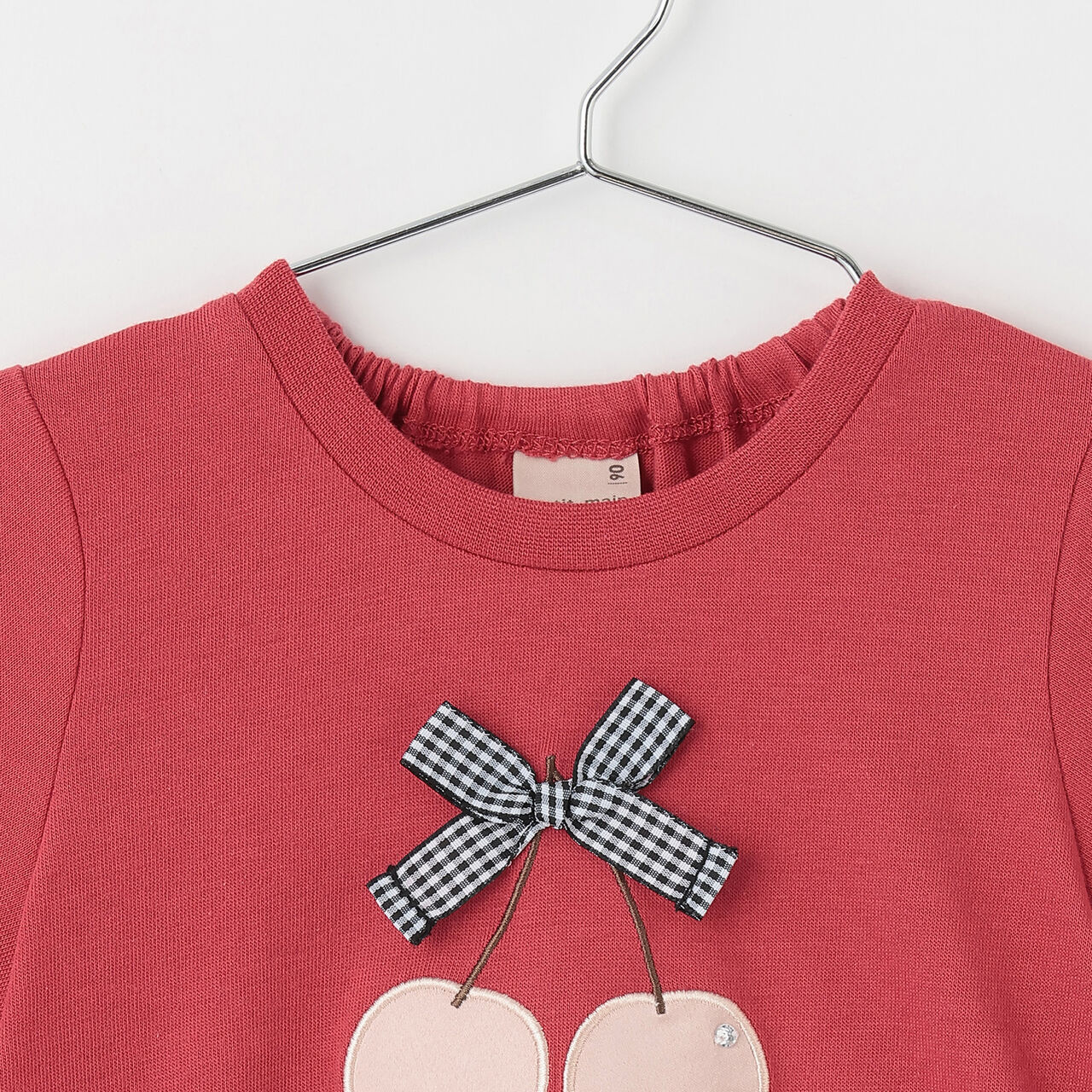 [Cool Touch] Motif Short Sleeve T-Shirt,Red, large image number 6