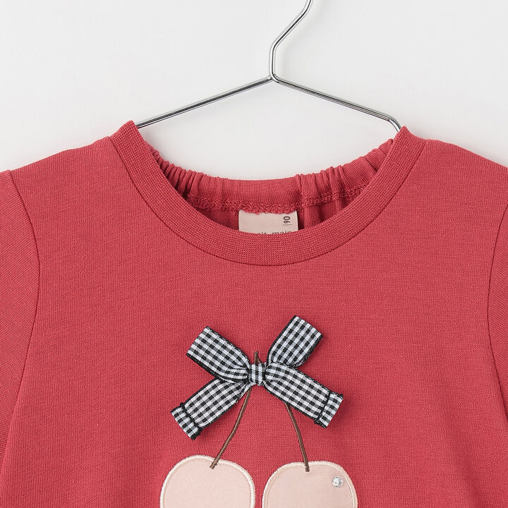 [Cool Touch] Motif Short Sleeve T-Shirt,Red, medium image number 6